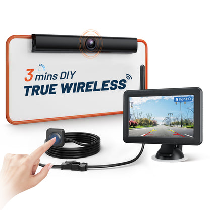 EW-B510KIT Wireless Backup Camera: 5" Monitor, 3-Min Install