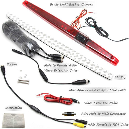 EW-B001 High Roof Mount 3rd Brake Light Backup Camera