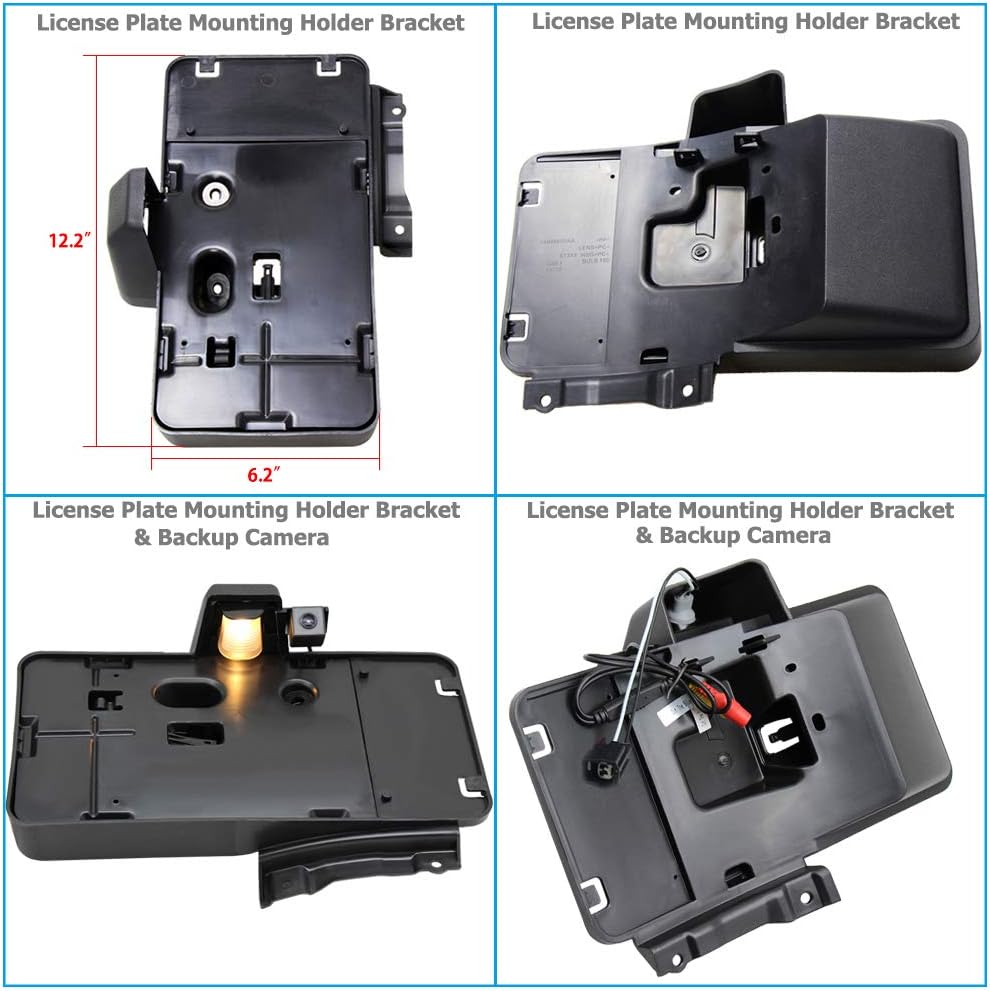 EW-004KIT License Plate Rear View Camera with Marker Light for Jeep Wrangler
