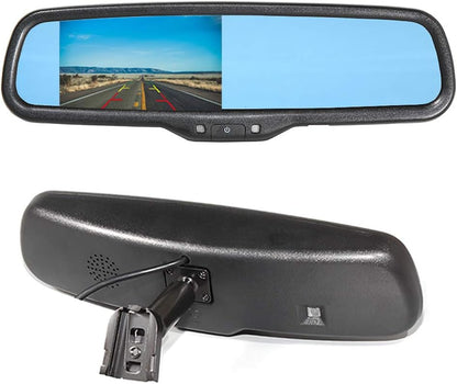 EW-MM02L002KIT License Plate Backup Light Bar with Camera with LCD 4.3" Monitor