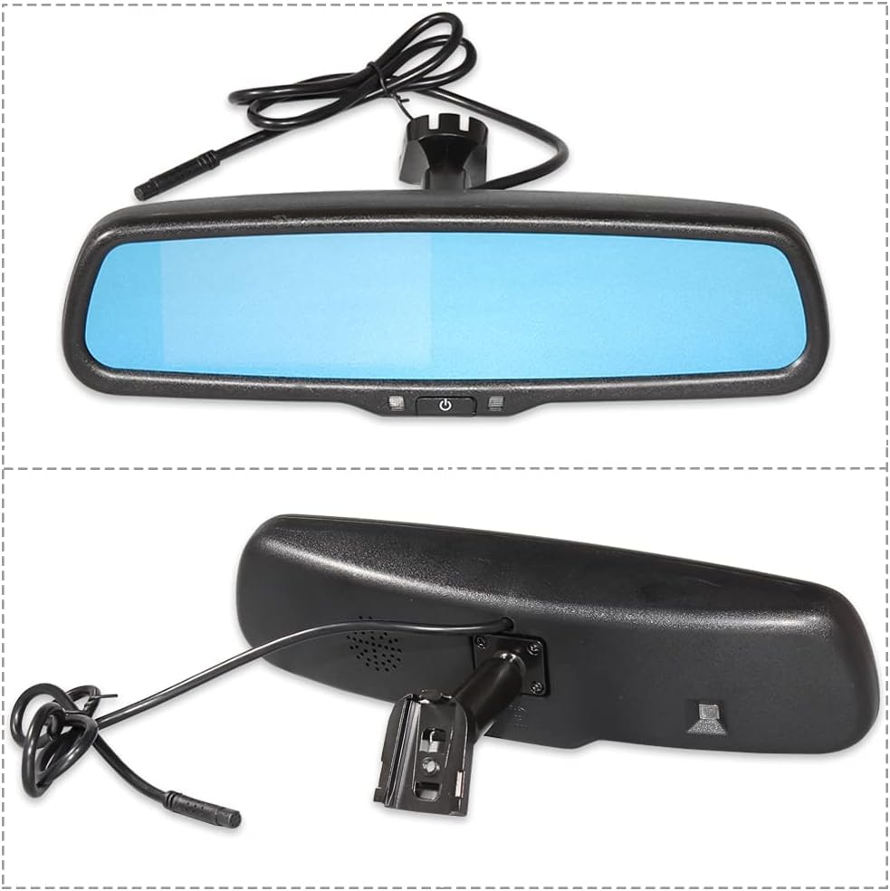 EW-MM02T109KIT Tailgate Handle Backup Camera with 4.3'' Rear View Mirror Monitor Kit