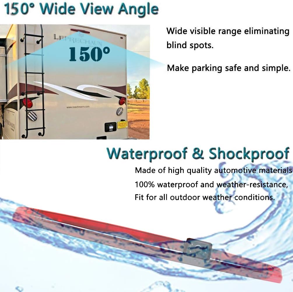 EW-B001 High Roof Mount 3rd Brake Light Backup Camera