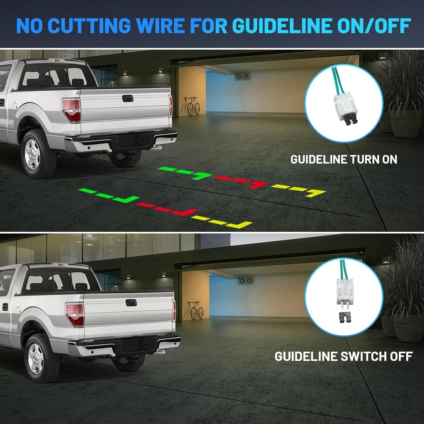 EW-MM02T107KIT Tailgate Handle Backup Camera with 4.3'' Rear View Mirror Monitor for Dodge Ram