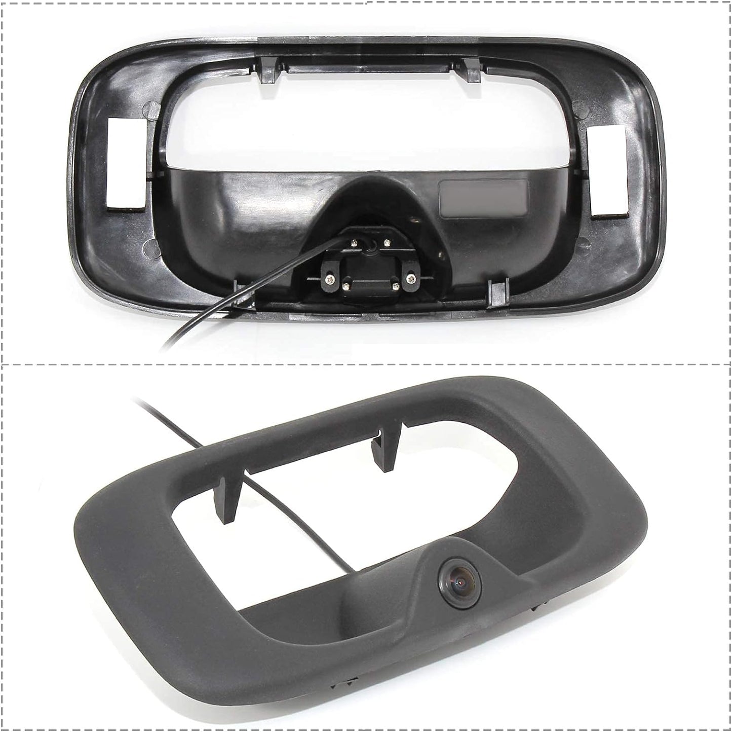 EW-MM02T109KIT Tailgate Handle Backup Camera with 4.3'' Rear View Mirror Monitor Kit