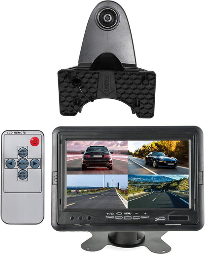 EW-M702U009KIT High Top Roof Mount Third Brake Light Backup Camera with 7'' TFT LCD Monitor