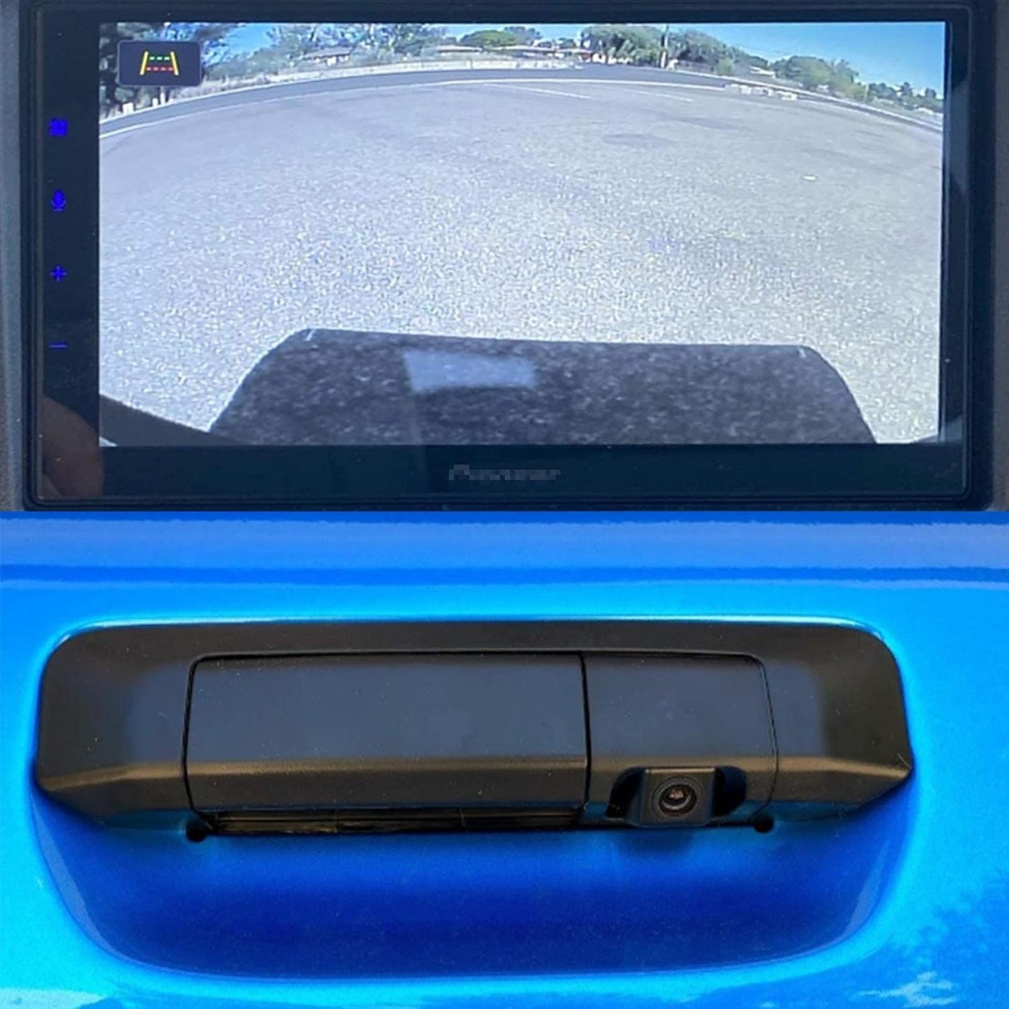 EW-MM02T121KIT Tailgate Handle Backup Rear View Camera with 4.3" LCD Monitor