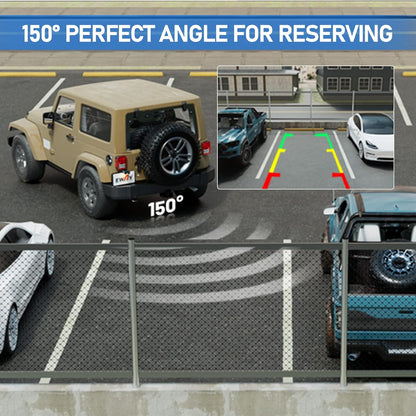 EW-004KIT License Plate Rear View Camera with Marker Light for Jeep Wrangler