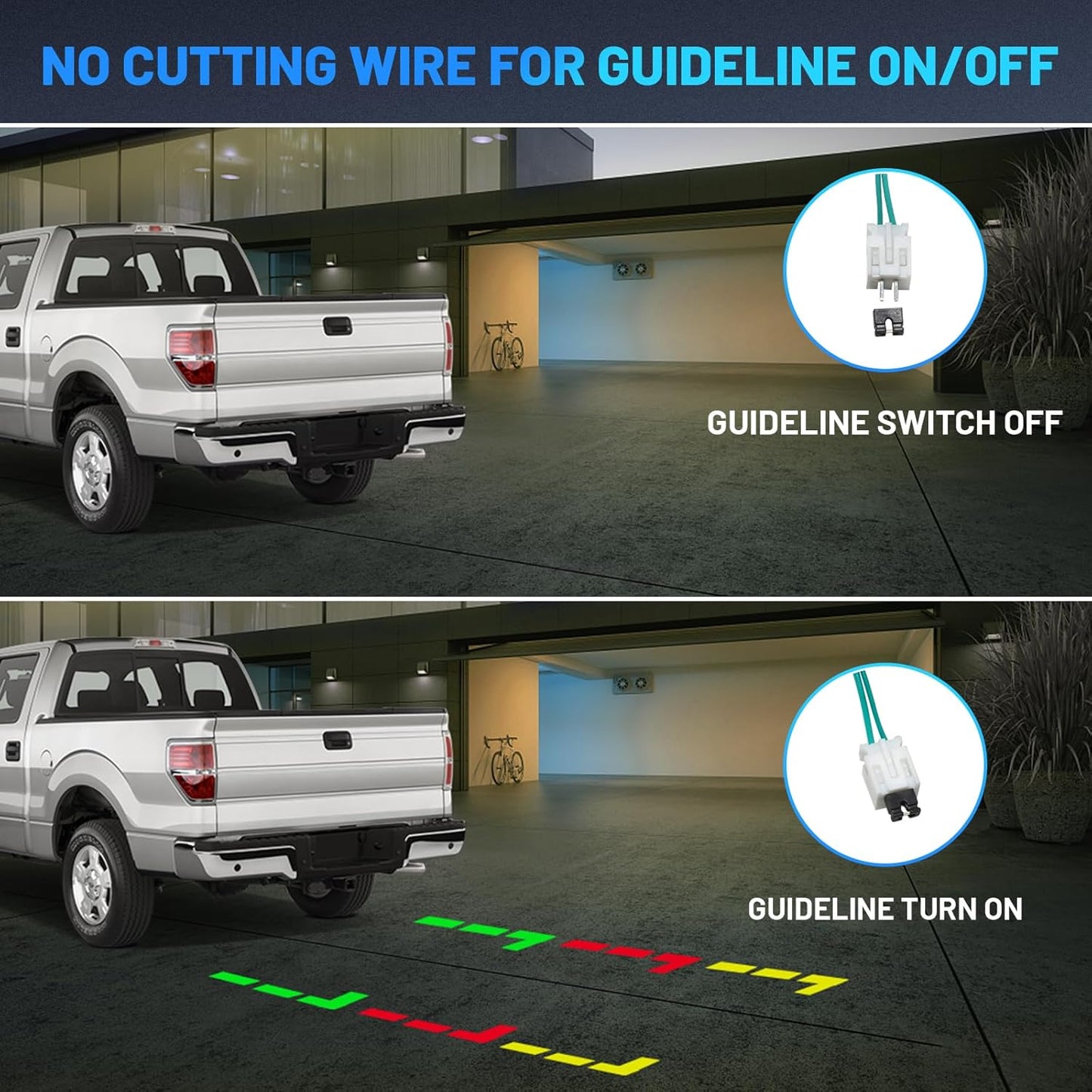 EW-T108 Tailgate Handle Backup Rear View Camera for Ford