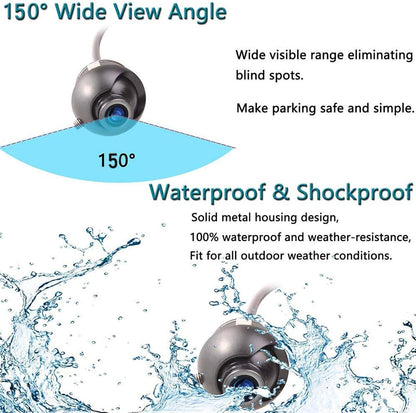 EW-U008 Mini Universal 360° Backup Rear Front Side View Car Camera