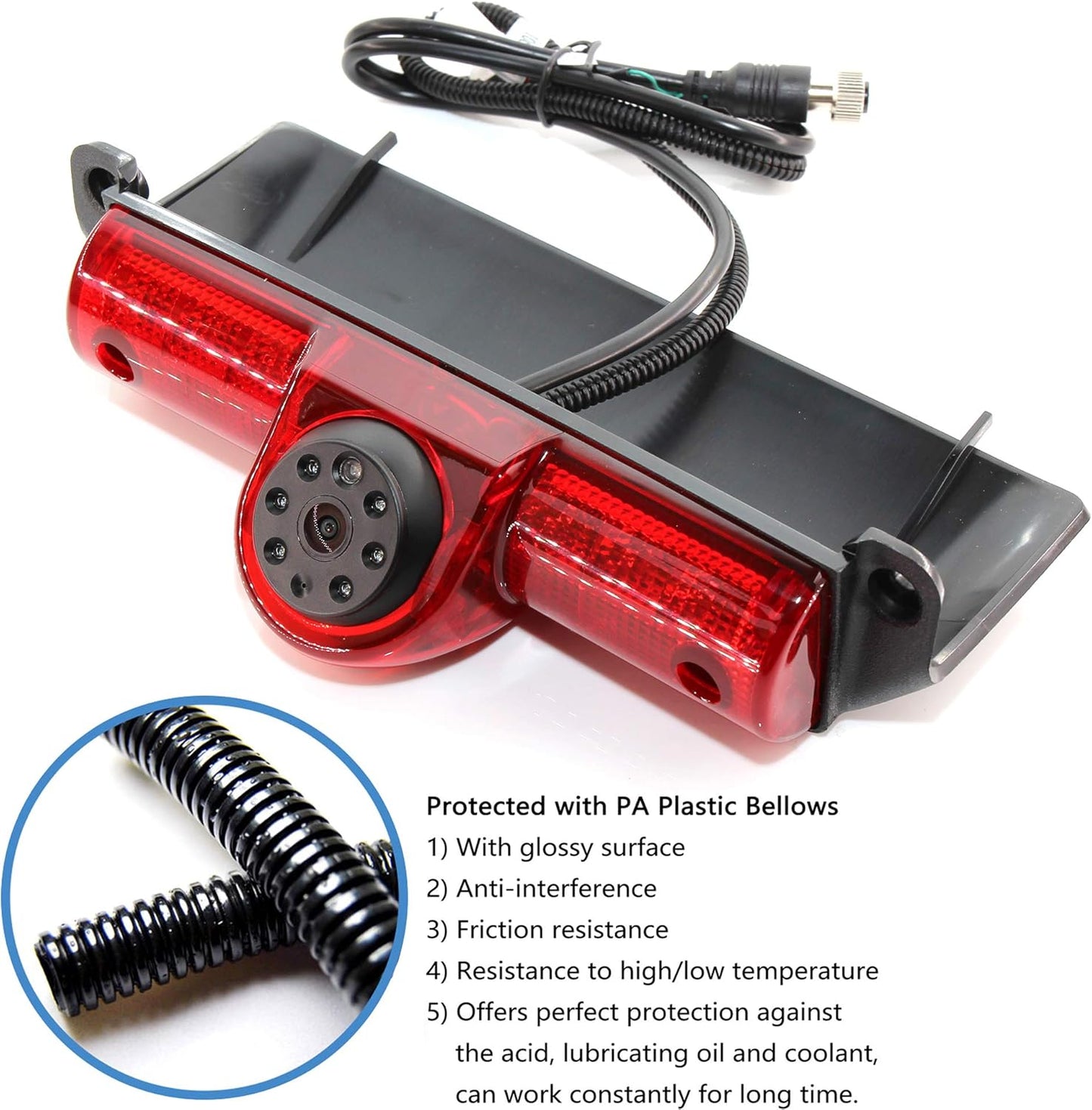 EW-B002 3rd Third Brake Light Backup Rear View Camera for GMC Savana Chevrolet