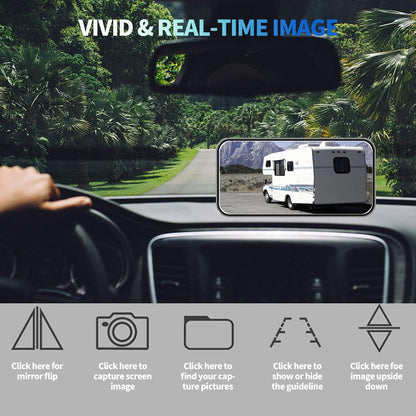 EW-U001 WiFi Wireless RV/Trailer Backup Camera with Mount
