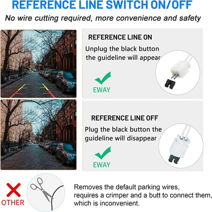 EW-T1002 Tailgate Handle Backup Reverse Camera for Dodge Ram