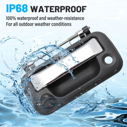 EW-T126 Tailgate Handle Reverse Backup Camera Replacement for Ford