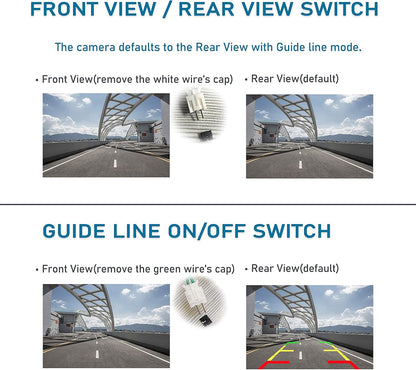 EW-U008 Mini Universal 360° Backup Rear Front Side View Car Camera