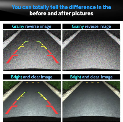 EW-L002 License Plate Backup Camera with LED Reversing Light Bar