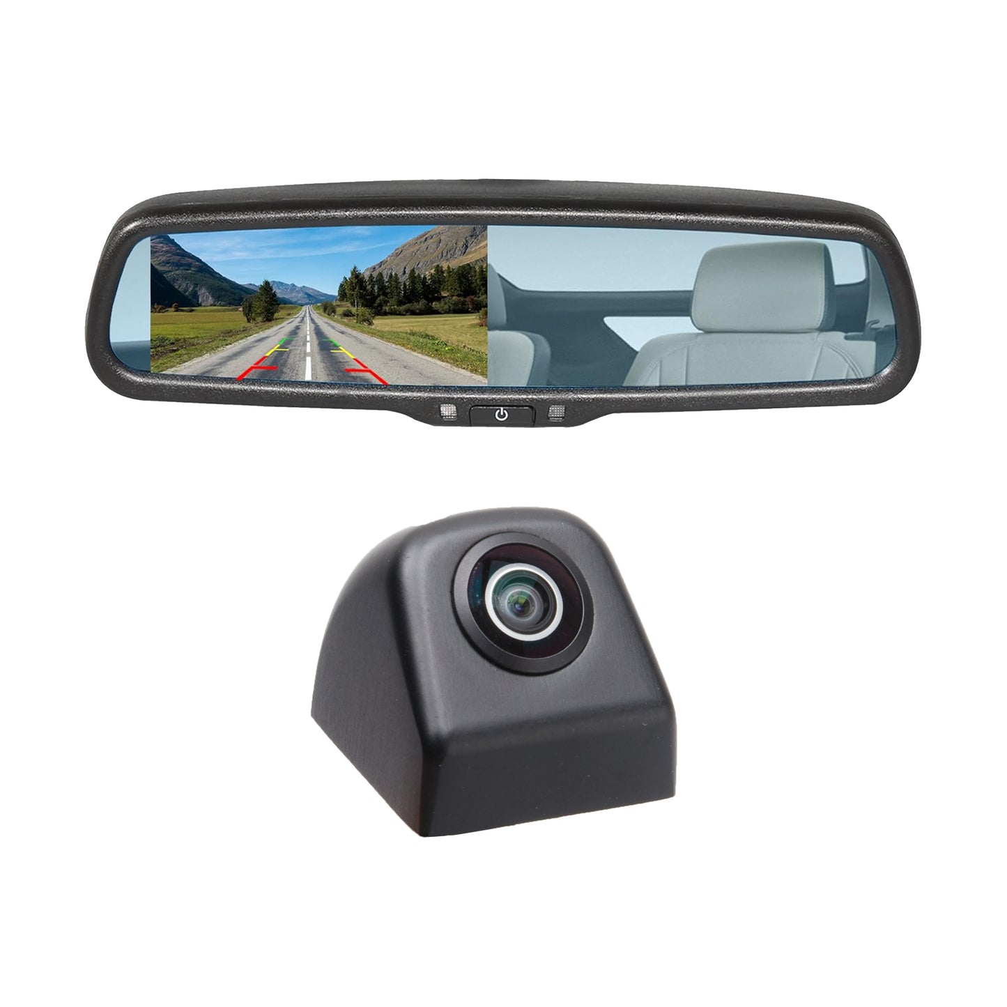 EW-MM02U005KIT Universal Backup Camera with Mirror Monitor Kit
