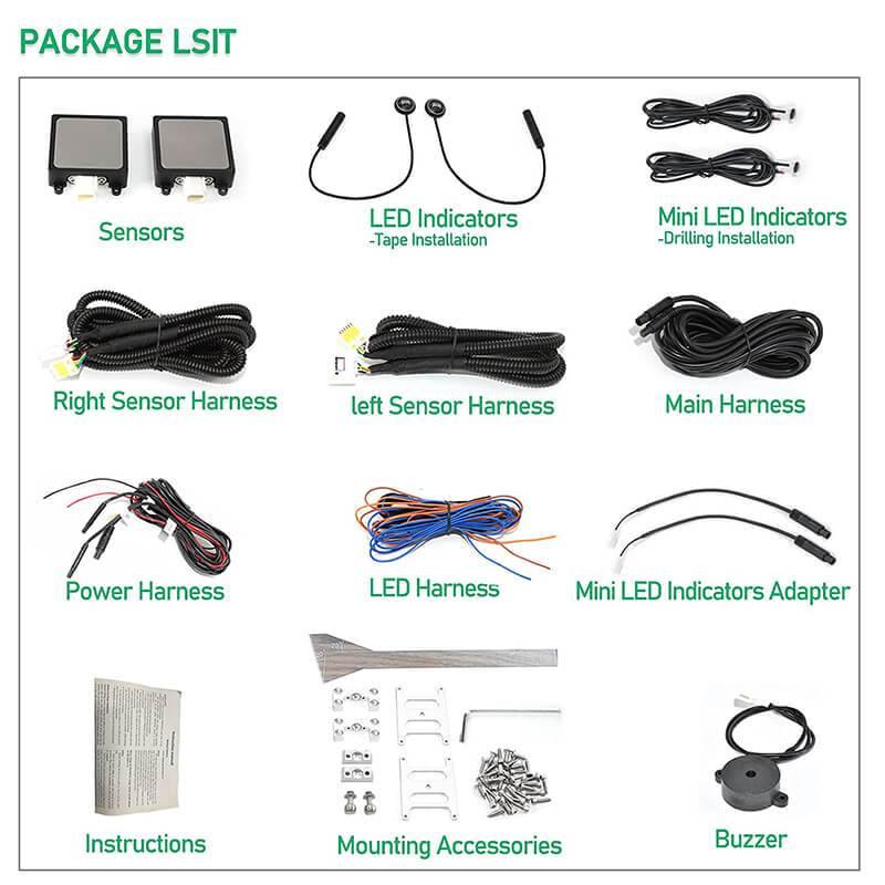 77GHz Universal Car Radar Blind Spot Sensor System - Ewaysafety