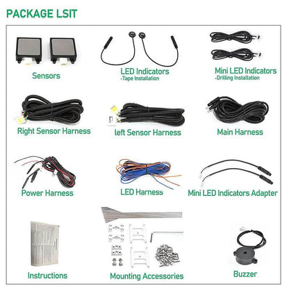 77GHz Universal Car Radar Blind Spot Sensor System - Ewaysafety