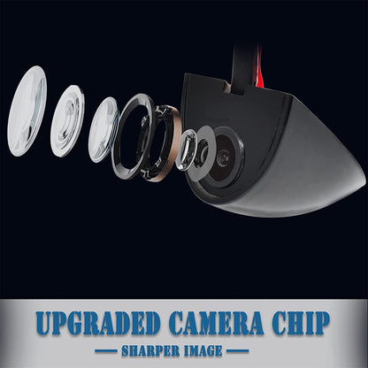 Black Side Mount Backup Camera Blind Spot Monitor