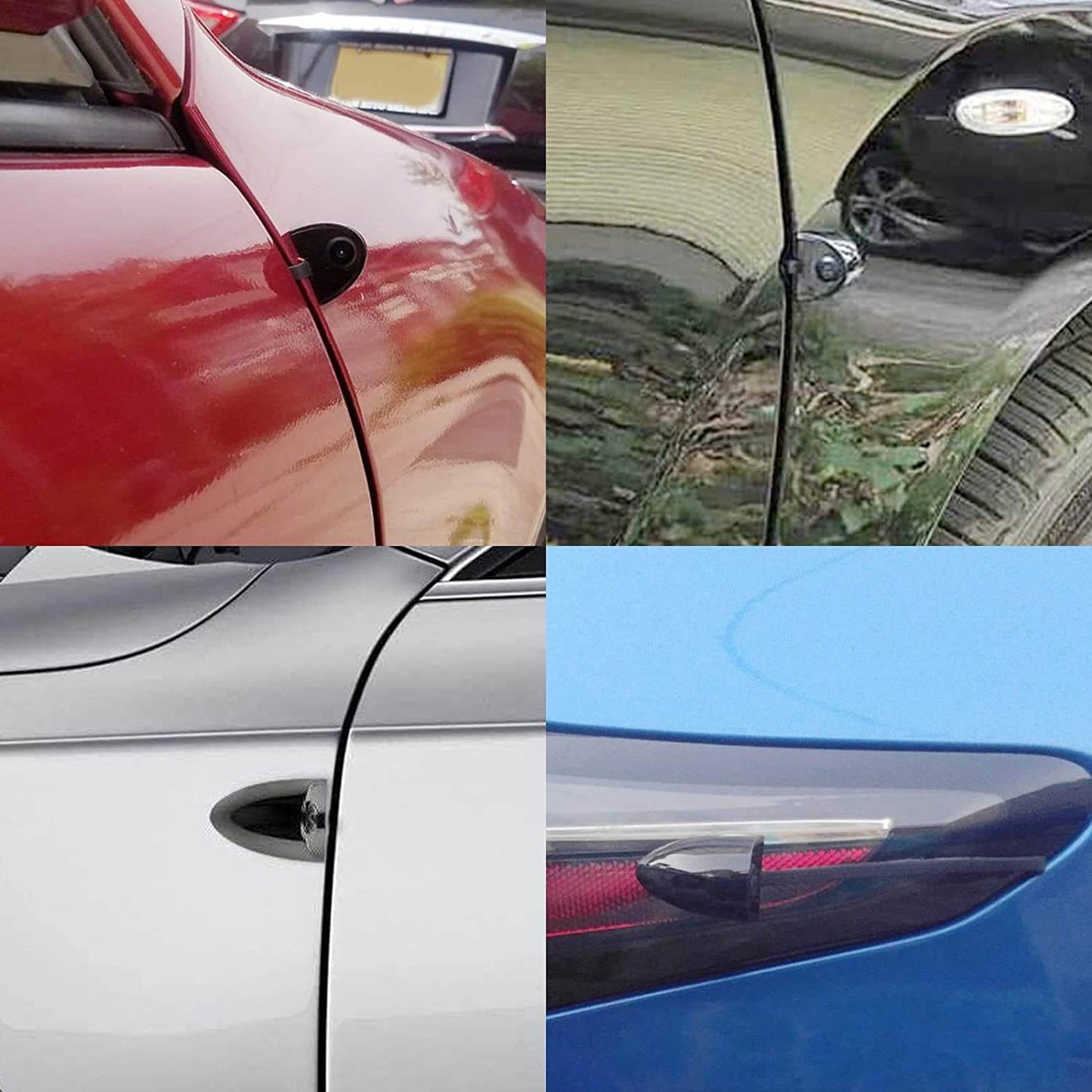 Black Side Mount Backup Camera Blind Spot Monitor