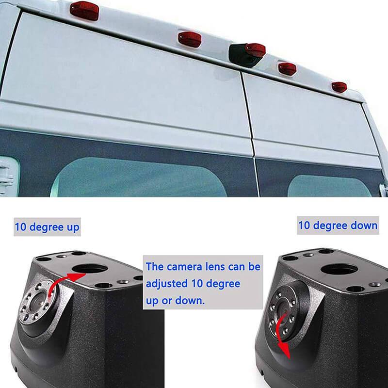 Brake Light Backup Camera with 7″ Mirror Monitor - Ewaysafety