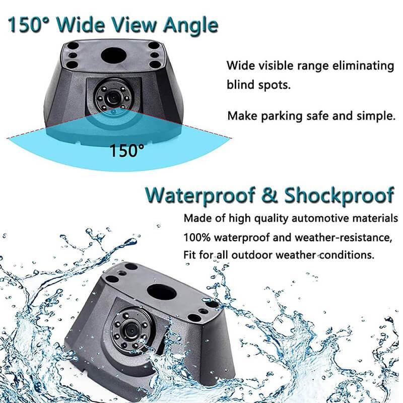 Brake Light Backup Camera with 7″ Mirror Monitor - Ewaysafety